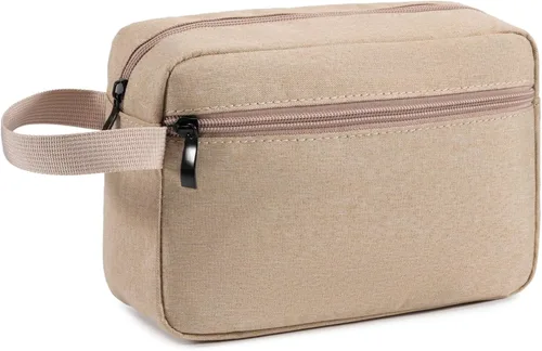 Miniatura 14 de Neceser colgante de viaje con asa de transporte, pequeño organizador de cosméticos resistente al agua para hombres y mujeres, kit de maquillaje