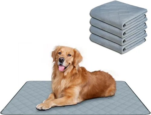 Miniatura 12 de RIOUSSI Almohadillas lavables para orina de perros, reutilizables, absorbentes, a prueba de fugas, antideslizantes, para entrenamiento de orinal