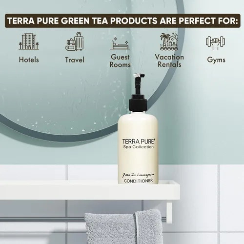 Miniatura 2 de Terra Pure Acondicionador Colección Spa Servicios del hotel en botella con bomba 10.14 oz. / 10.1 fl oz (botella individual)