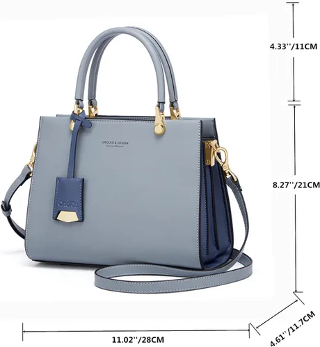 Miniatura 2 de Cnoles Bolsos de mano para mujer, de gran capacidad, bolso de hombro con asa para mujer