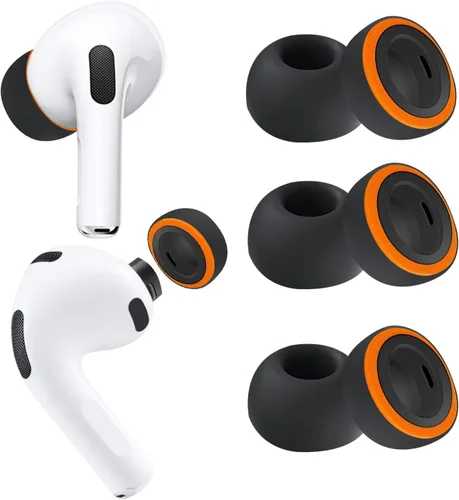 Miniatura 17 de KASOTT 2025 Actualizado para AirPods Pro 3 Puntas de Oído Híbridas de Espuma Viscoelástica y Silicona, Máxima Comodidad, Puntas Antideslizantes