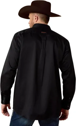 Miniatura 2 de Ariat Camisa de sarga con logotipo del equipo para hombre