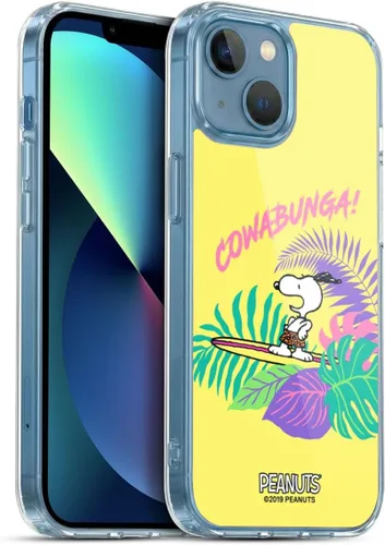 Miniatura 36 de Head Case Designs Peanuts Tropical Surf Snoopy Aloha Disco Gel Funda con licencia oficial [protección de grado militar] compatible con Apple iPhone