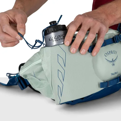 Miniatura 9 de Osprey Talon 6L Men's Lumbar Hiking Waist Pack - Fanny Pack with Water Bottle Holders Negro/Gris Carbón