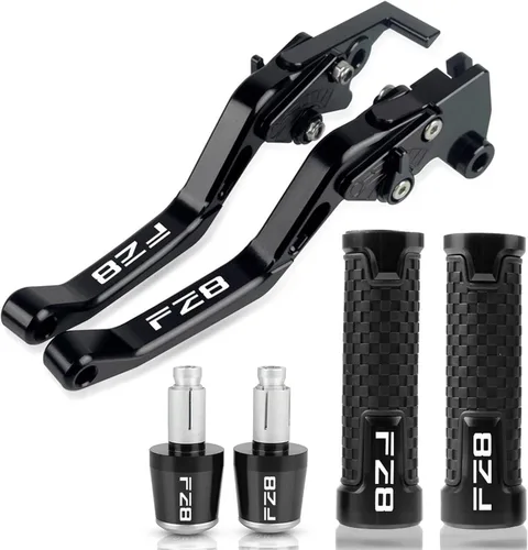 Miniatura 6 de Embrague Accesorios de motocicleta CNC Palanca de embrague de freno Manillar Manillar Agarres extremos para FZ8 FZ-8 2010-2018 2017 2016 2015 2014