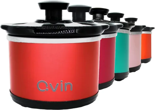 Miniatura 10 de Olla de cocción lenta mini de 0.65 cuartos de galón, olla de fusión para fondue con cacerola de gres apta para lavavajillas, para salsas, guisos