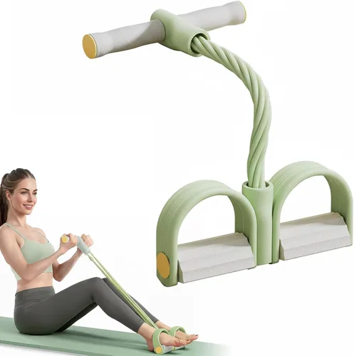 Miniatura 10 de Sakerplus Banda elástica multifunción de resistencia para yoga, banda elástica para ejercicio, tirador de pedal de estiramiento para entrenamiento