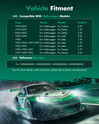 Miniatura 2 de SCITOO Compresor de CA para 1993-2002 para Volkswagen para Cabrio para Golf para Jetta para Passat 1.8L 1.9L 2.0L