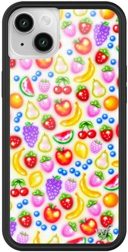 Miniatura 44 de Fundas Wildflower - Realización Par x Devon Lee Carlson, Compatible con Apple iPhone 13/14 Rojo, Ranas, Colaboración - Protector de goma negro