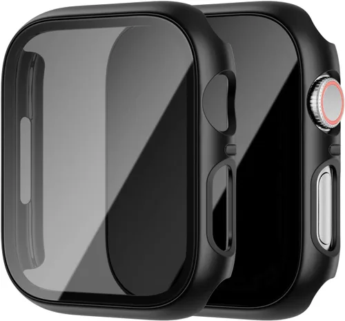 Miniatura 11 de Paquete de 2 fundas protectoras de pantalla para Apple Watch SE 2025 SE Series 6 5 4 SE de 40mm, protector de vidrio Anti-Espía, cubierta rígida