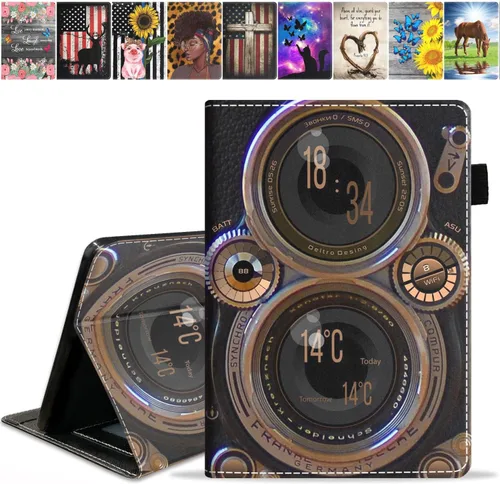 Miniatura 18 de Funda para tableta Amazon Kindle Fire 7 (pantalla de 7 pulgadas, 12ª generación, versión 2022), funda de piel sintética prémium con función