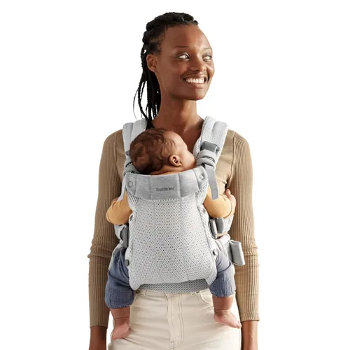 Miniatura 13 de BabyBjörn Portabebés Harmony, Antracita, Malla 3D Portabebés ergonómico 3-en-1; Posiciones soportadas para recién nacido, boca dentro, boca fuera