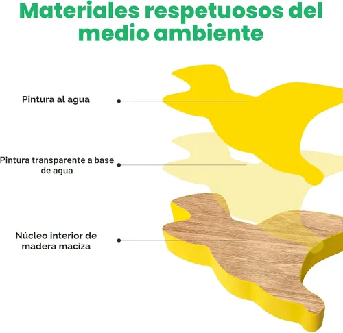 Miniatura 5 de FFTROC Montessori - Juguetes de dinosaurio para niños de 2, 3 y 4 años, juguetes de dinosaurio apilables de madera para niños de 2-4, 3-5