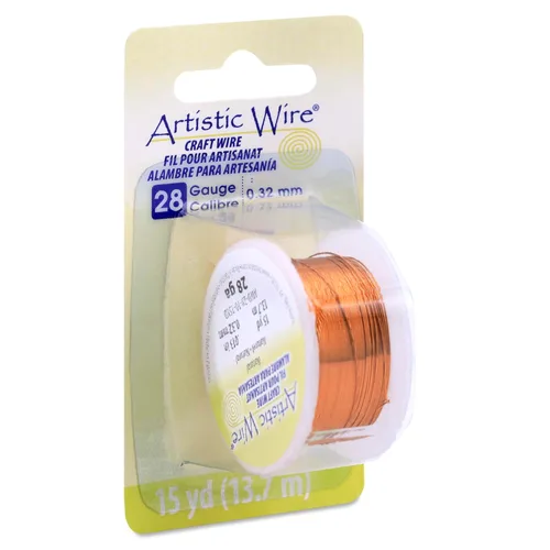 Miniatura 52 de Artistic Wire Alambre de Cobre Coloreado Plateado en Plata Resistente al Deslustre para Manualidades y Envolver Joyería, Resistente al Deslustre