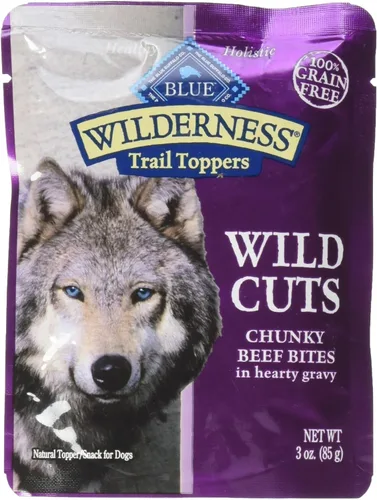 Miniatura 17 de Blue Buffalo Wilderness Trail Toppers Wild Cuts - Alimento húmedo natural para perros con alto contenido de proteínas, bocados de pollo en salsa
