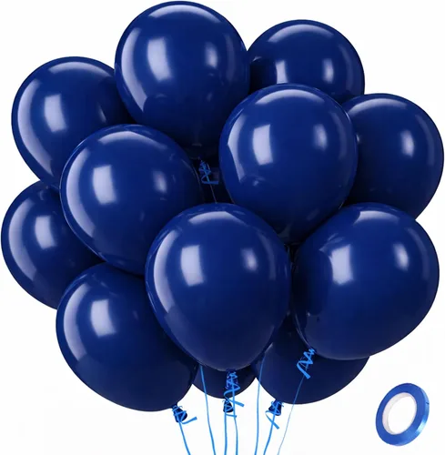Miniatura 30 de Patimate Paquete de 150 globos negros de látex negro mate de 5 pulgadas para cumpleaños, graduación, jubilación, boda, aniversario, baby shower