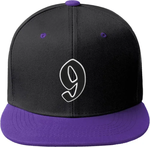 Miniatura 450 de Daxton Gorra clásica con visera de billete plano con letras del alfabeto inglés antiguo de la A a la Z