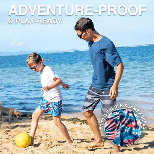 Miniatura 51 de Kanu Surf Traje de baño Yolo de secado rápido UPF 50+ para niños