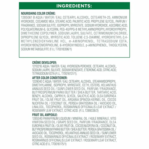 Miniatura 10 de Garnier Nutrisse - Tinte permanente en crema nutritiva para el cabello, 73 rubio dorado oscuro (Honey Dip), 2 unidades (el empaque puede variar)