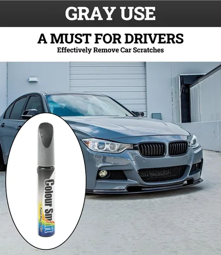 Miniatura 5 de Zlirfy Bolígrafo Reparador de Rayones de Coche - Bolígrafo de Pintura Automotriz para Retoque Rápido y Fácil de Rayones de Coche - Bolígrafo de Gris