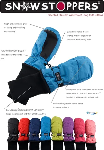 Miniatura 4 de SnowStoppers Manoplas de invierno impermeables para niños