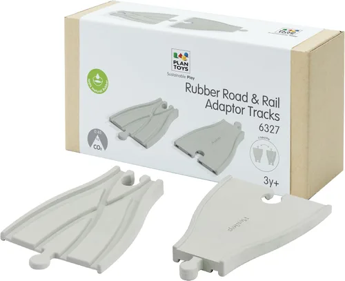 Miniatura 14 de PlanToys® Juego de camino y riel de goma, pequeño juego Montessori de madera Imaginación, resolución de problemas y exploración de movimiento