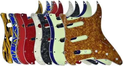 Miniatura 4 de KAISH - Golpeador de 11 agujeros estilo ST/Strat, SSS, para Stratocaster de EE. UU./México, perla de abulón