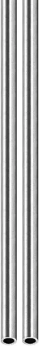 Miniatura 13 de DTGN Tubo de acero inoxidable 304 de 0.394 in x 0.016 in x 9.843 in (ODxWall TxL) - Paquete de 2 - Bueno para equipos de maquinaria - Tubería
