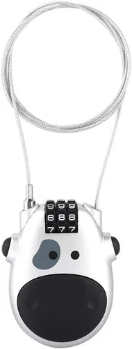 Miniatura 2 de Sonew Cerradura de contraseña de combinación de código de 3 dígitos, cerradura de equipaje de maleta de combinación de aleación de zinc reiniciable