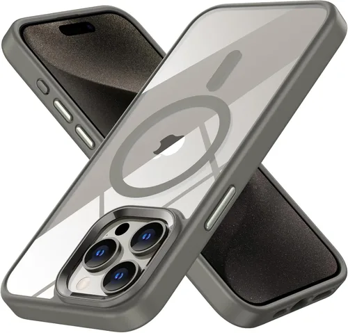 Miniatura 11 de Funda magnética para iPhone 12 Pro Max, compatible con MagSafe, [protección contra caídas de grado militar] TPU suave y transparente para iPhone 12