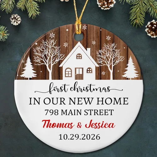 Miniatura 12 de Adorno de cerámica personalizado para parejas comprometidas, pájaros de Navidad 2025, adorno de cerámica de pájaros de compromiso, regalos