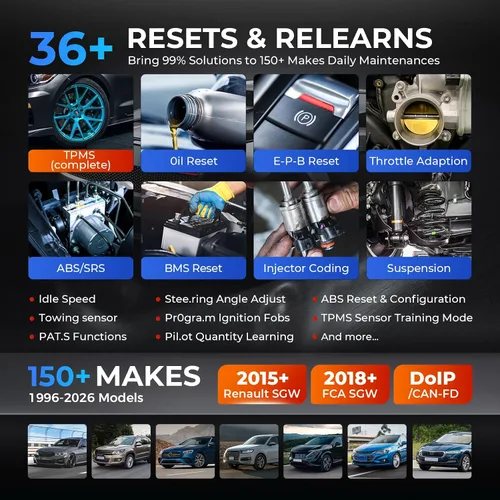 Miniatura 5 de Escáner Autel MaxiSYS MS906 PRO-TS: 2026 MS906Pro TS Up de MP900TS MK900TS MP900BT Kit MS906 MAX, TPMS completo y codificación OE, herramienta