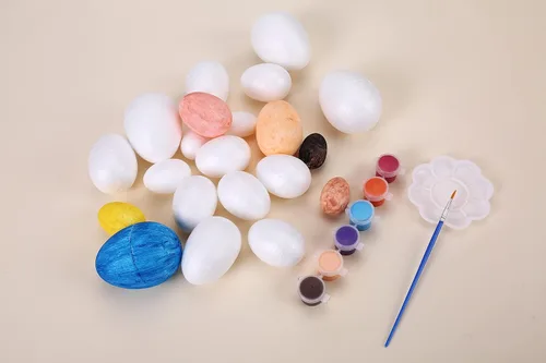 Miniatura 3 de FFchuanhe Huevos de espuma para manualidades, paquete de 12 huevos de espuma de poliestireno de 2.75 pulgadas para Pascua, Halloween, Navidad