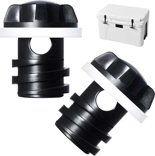 YETI - Paquete de 2 accesorios de repuesto para tapones de drenaje refrigerantes, compatibles con enfriadores Tundra, tanque y RTIC, tapón de hielo