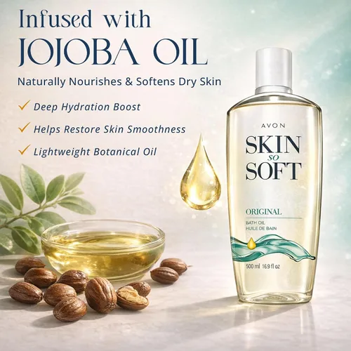 Miniatura 3 de Aceite para baño Skin so soft de Avon,16.9 oz, aroma original