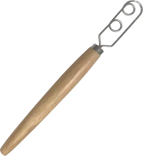 Miniatura 8 de Jar Whisk Stainless Steel with Wooden Handle For Sourdough Starter, Peanut Butter, Almond Butter, Cashew Butter, Protein Shakes, Tahini, Yogurt