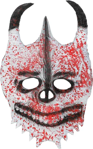 Miniatura 13 de Máscara de cabra para Halloween, oveja, cráneo, carnaval, fiesta, poliuretano, animal, cuerno de animal, cosplay, fiesta, accesorio de disfraz Negro