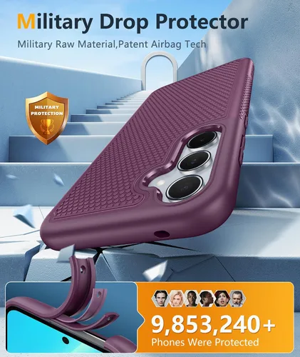 Miniatura 194 de FNTCASE Funda para iPhone 17 Pro: Fundas delgadas translúcidas de color azul claro compatibles con MagSafe, protección completa de la cámara