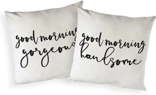 Miniatura 30 de The Cotton & Canvas Co. Home is Wherever I'm with You - Funda de almohada, funda de cojín, funda de almohada decorativa