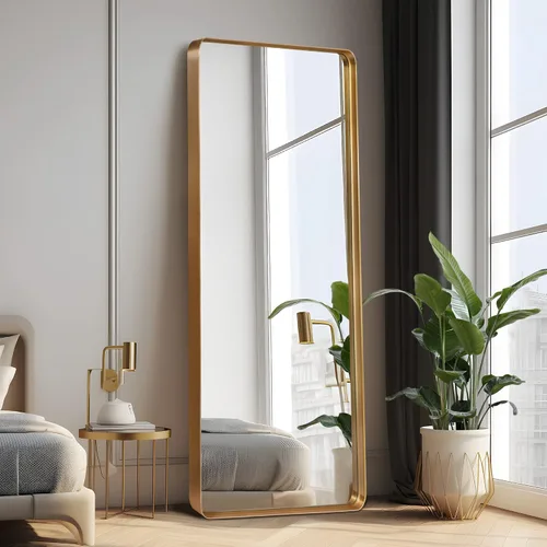 Miniatura 51 de NicBex Espejo de tocador de baño de 32 x 22 pulgadas, espejo de pared con marco de aleación para tocador de baño, dormitorio, pasillo y decoración