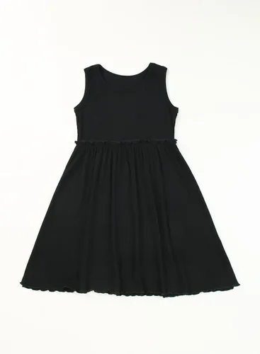 Miniatura 3 de blibean Vestido de verano sin mangas para niñas, trajes cómodos talla 4-13 años