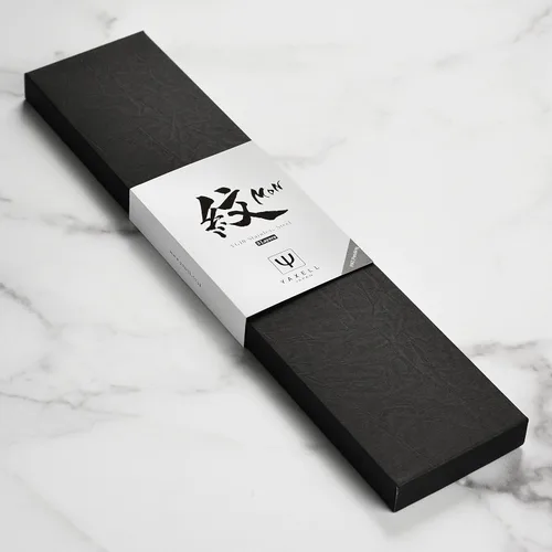Miniatura 7 de Yaxell Mon - Cuchillo de chef de 8 pulgadas, fabricado en Japón, Gyuto de acero inoxidable VG10 con mango de micarta