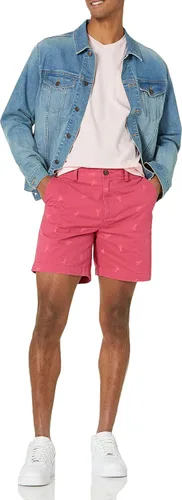Miniatura 4 de Tienda Essentials - Pantalón corto ajustado para hombre, 7 pulgadas