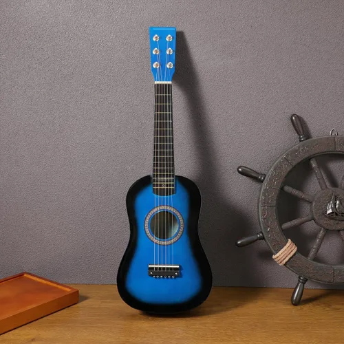 Miniatura 9 de Toddmomy Guitarra acústica pequeña de 23 pulgadas, instrumento popular de 6 cuerdas para niños, juguete de aprendizaje de música para principiantes