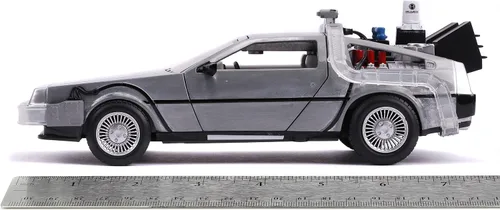 Miniatura 9 de Jada Regreso al futuro Parte II 1:24 Time Machine Coche fundido a presión Característica de iluminación, juguetes para niños y adultos