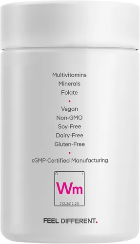 Miniatura 9 de Codeage Women's Multivitamin 50 - Vitaminas esenciales para mujeres mayores de 50 años, folato metilado, magnesio, selenio, vitamina B6, B12, D3