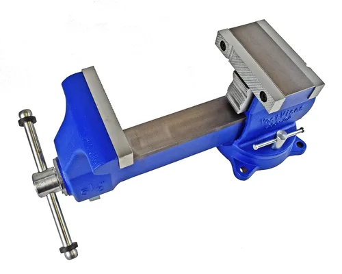Miniatura 9 de Yost Vises 880-D2 Sistema de mordaza reversible combinada 20.3 cm de ancho de mandíbula de alta resistencia para tubos y banco de utilidad La