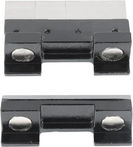 Miniatura 7 de KAKA INDUSTRIAL BDS-4, Juego de matrices de freno de tornillo de chapa de 4 pulgadas, montaje de tornillo de banco magnético