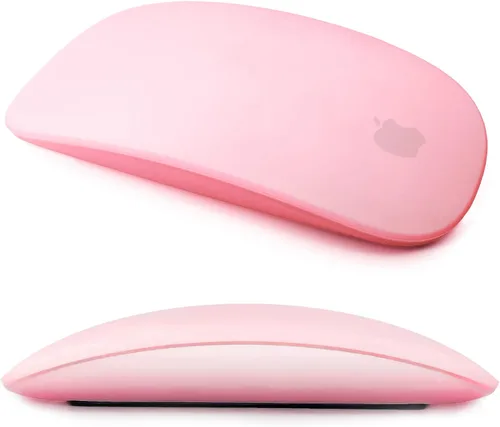 Miniatura 17 de Magic Mouse - Funda de silicona para Apple Magic Mouse 1 y 2, color rosa Suave piel de silicona ultrafina, resistente al polvo, absorbe los rosado