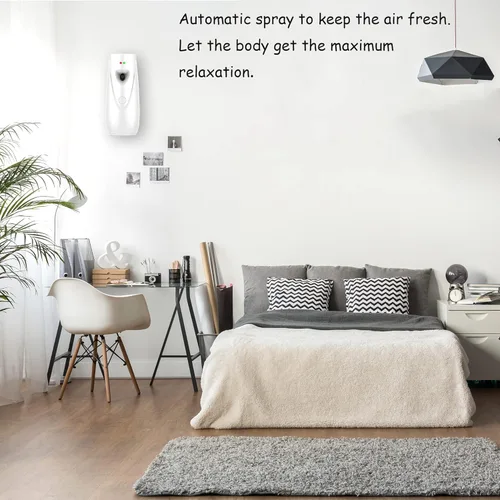 Miniatura 2 de Dispensador automático de ambientador, dispensador de ambientador montado en la pared/de pie, dispensador de fragancia en aerosol adecuado